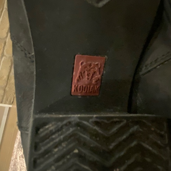 Black Kodiak Sued Ankle Boots - Picture 4 of 9